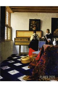 Jan Vermeer Monatsplaner 2020