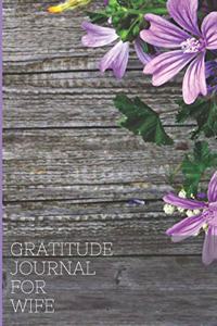 Gratitude Journal for Perfect Wife