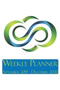 Weekly Planner September 2019-December 2020