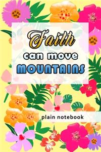 Blank Plain Notebook