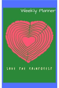 Save the Rainforest Weekly Planner
