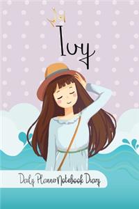 Ivy Daily Planner Notebook Diary
