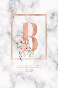 Weekly & Monthly Planner 2020 B