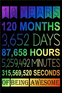 10 Years Of Being Awesome