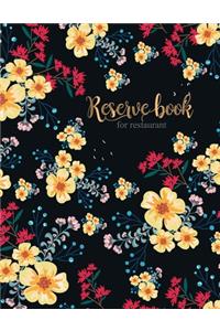 Reserve book for restaurant