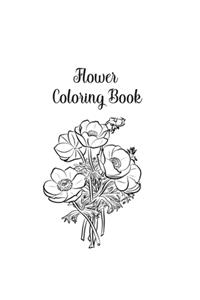 Flower Coloring Book