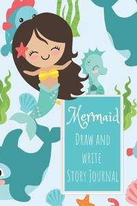 Mermaid Draw and Write Story Journal