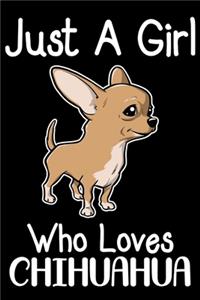 Just A Girl Who Loves Chihuahua