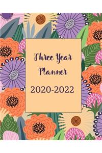 2020-2022 Three Year Planner