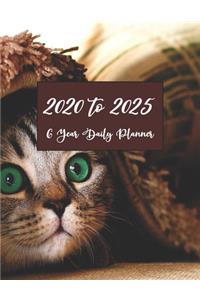 6 Year Daily Planner 2020 To 2025