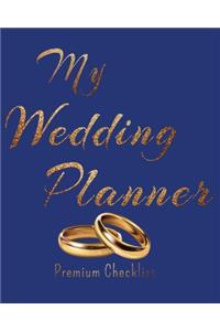 My Wedding Planner a Portable Guide to Organizing Your Dream Wedding 2021 / 2020 Wedding Planner golden wedding rings Aureate Gold design Auric Style Complete Wedding Planning Notebook and Organizer Checklists Budget Planner Bride Wedding Engagemen