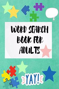 Word Search Book for Adults