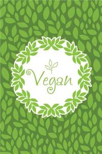 Vegan: Vegan Bullet Journal - 120-Page