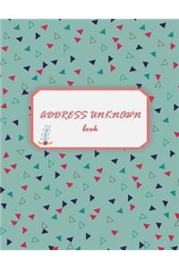 address unknown book