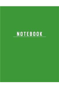 Notebook: Unlined Notebook - Large (8.5 X 11 Inches) - 112 Pages