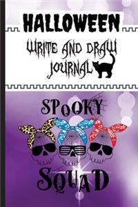 Halloween Write and Draw Journal