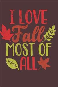 Autumn Leaves Notebook
