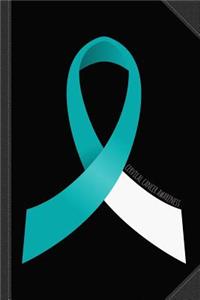 Cervical Cancer Awareness Ribbon Journal Notebook