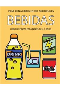 Libro de pintar para niños de 4-5 años (Bebidas)