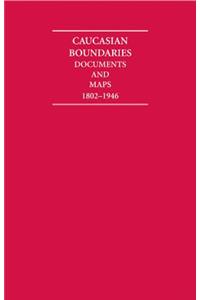 Caucasian Boundaries 1802-1946 Hardback Document and Boxed Map Set