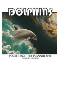 Dolphins Pocket Monthly Planner 2018