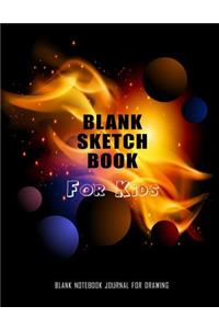 Blank Sketchbook For Kids