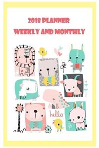 2018 Planner Weekly And Monthly