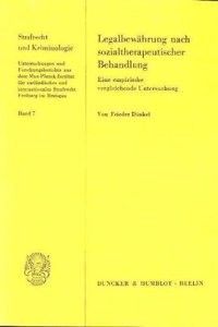 Legalbewahrung Nach Sozialtherapeutischer Behandlung