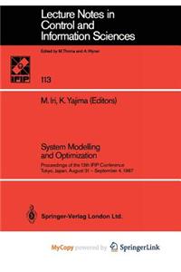 System Modelling and Optimization