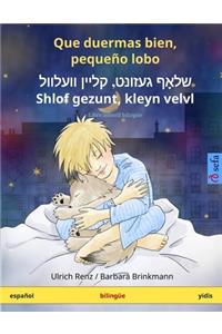 Que duermas bien, pequeño lobo - Shlof gezunt, kleyn velvl (español - yidis)