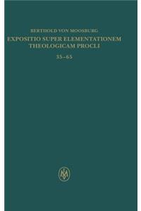 Expositio super Elementationem theologicam Procli. Kritische lateinische Edition / Expositio super Elementationem theologicam Procli. Kritische lateinische Edition