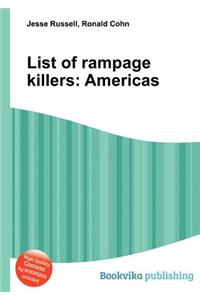 List of Rampage Killers