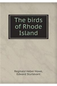The Birds of Rhode Island