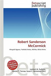 Robert Sanderson McCormick