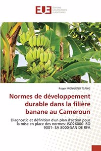 Normes de développement durable dans la filière banane au Cameroun