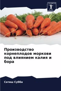 Производство корнеплодов моркови под вли