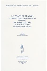 Le Timee de Platon