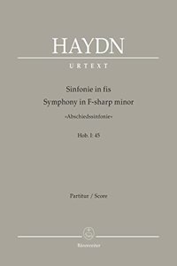Symphony No.45 in F-sharp minor Farewell Hob. I:45 (Full Score)