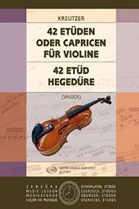 42 Studies and Caprices Violin (