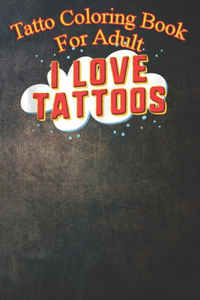 Tatto Coloring Book For Adult
