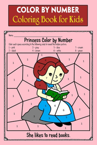 Color By Number Coloring Book for Kids