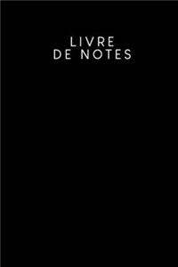 Livre de notes