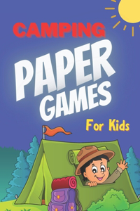 Camping Paper Games for Kids