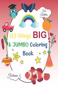123 things BIG & JUMBO Coloring Book