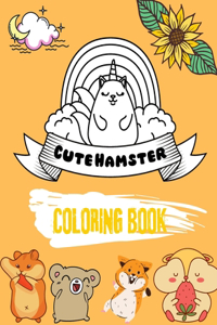 Cute Hamster Coloring Book