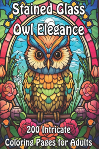 Stained Glass Owl Elegance
