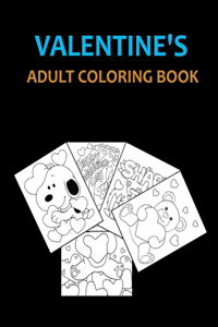 Valentine's Adult Coloring Book