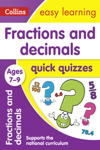 Fractions & Decimals Quick Quizzes: Ages 7-9