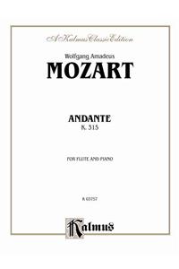 Andante for Flute, K. 315 in C Major for Full Orchestra