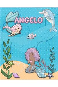 Handwriting Practice 120 Page Mermaid Pals Book Angelo